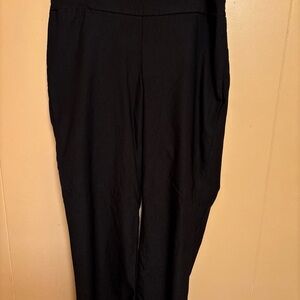 Maurices Classic Black Straight Dress Leg Pants